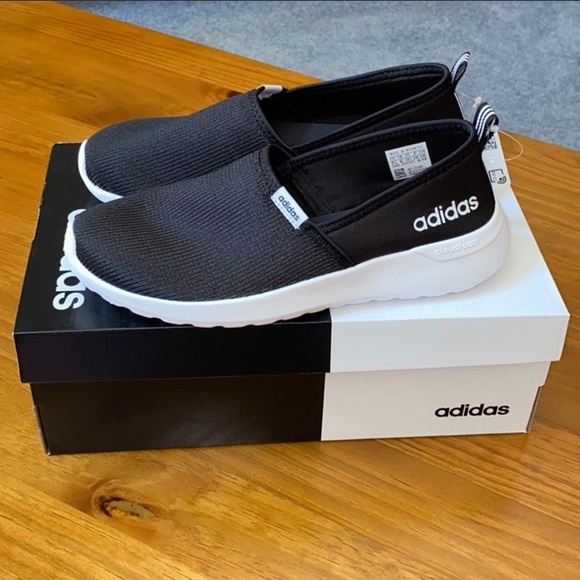 Adidas Women Cloudfoam Lite Racer Slip-on Sneakers - Picture 2 of 11